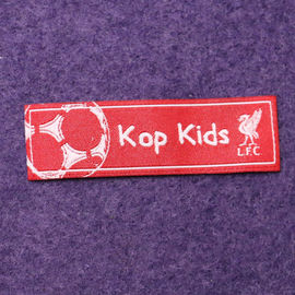 Garment Woven Apparel Personalized Sewing Labels 100% Polyester Fabric