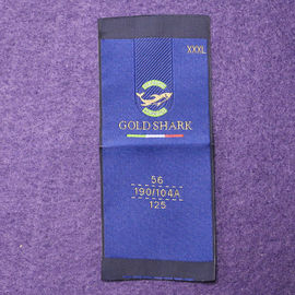 Garment Woven Apparel Personalized Sewing Labels 100% Polyester Fabric