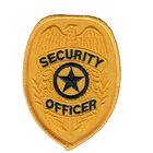 Porcellana Ferro su ordinazione ricamato spalla dell&#039;ufficiale sulle toppe della guardia giurata delle toppe società