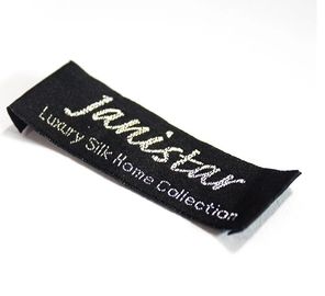 End Folded Clothing Labels For Blankets Bags Trademark Name Logo Sew On