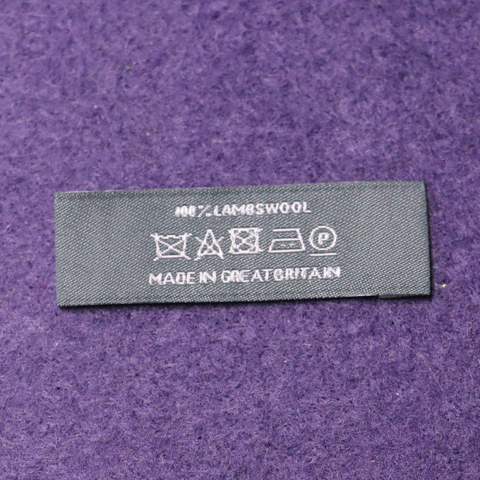 Etichette dell'abbigliamento tessute modo personali abito crema per l'oggetto fatto a mano
