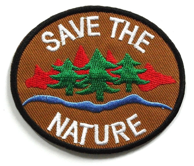 L'abitudine della pattuglia di Bigfoot tessuta Badges le toppe ricamate rotonde della toppa